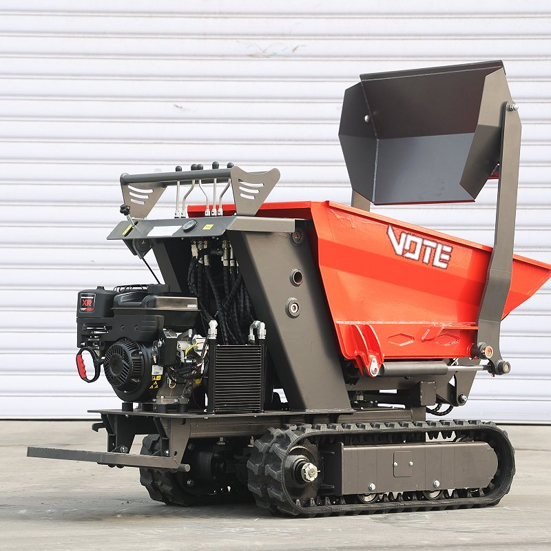 High Quality Mini Crawler Dumper Truck Farm Diesel Portable Mini Dumper Manufacturer Customize Garden Mini Dumper Self Loading
