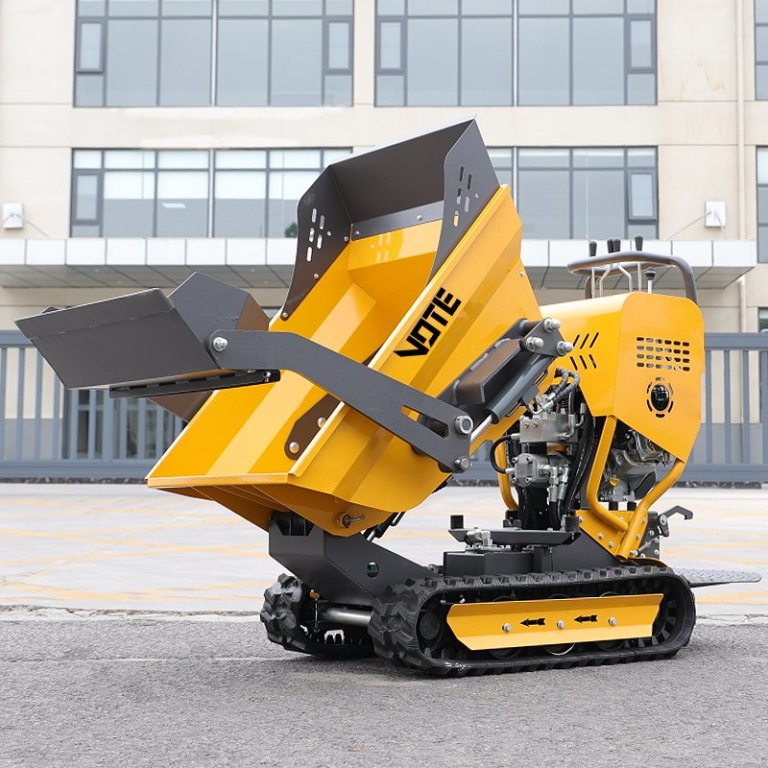 High Quality Mini Dumper Manufacturer Customize Self-Loading Mini Crawler Transporter Recruitment Agent Hydraulic Dump Truck
