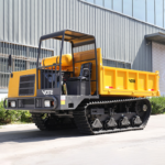 High Quality Trackd Self Loading Portable Mini Dumper Movable Diesel Gasoline Concrete Mixer Machine for Construction