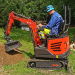 Hightop Factory China Small Hydraulic Crawler Machine Excavator Mini Excavadora 1.8ton Minibagger Bagger Digger Mini Excavator