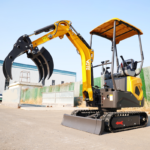 Hot Sale Mini Excavator 1.5 Ton EPA Euro 5 Engine Crawler Digger Farm 1 Ton 1.2 Ton Home Mini Excavator Machine
