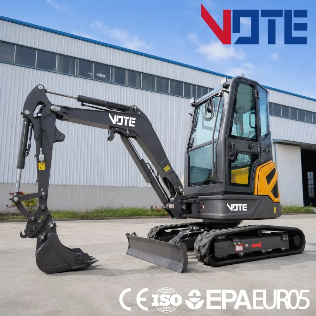 Hot Selling 3 Ton Mini Excavator with Multifunctional Attachments. CE Euro 5 Certified Excavator, Factory Wholesale Price Excavator.