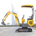 Hydraulic 1 Ton 2 Ton Mini Excavator Engine New Crawler Digger Multifunctional Bagger Home Use Mini Excavator