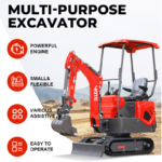 Hydraulic 1 Ton 2 Ton Mini Excavator Engine New Crawler Digger Multifunctional Bagger Home Use Mini Excavator