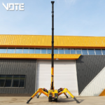 Hydraulic 3 Ton Knuckle Boom Mini Spider Crawler Crane Mini Gantry Crane Mini Spider Crane 3 Tons