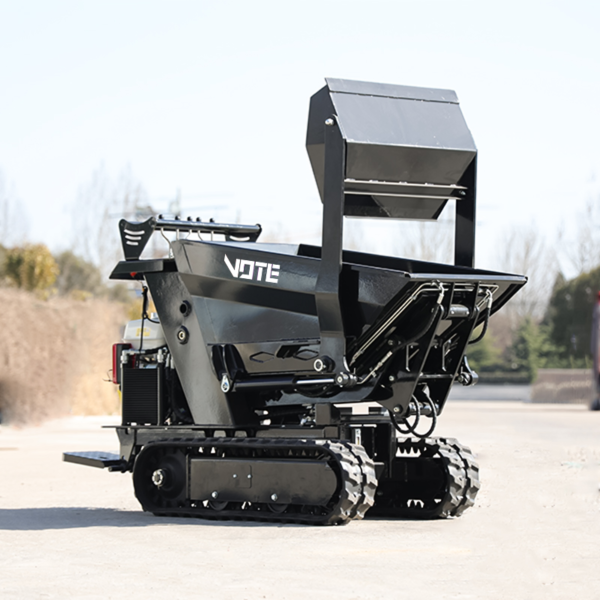 Hydraulic Crawler 1500kg Mini Dumpers EPA Certification 4X4 Dumper Truck Recruit Agent Multifunctional Gasoline Tracked Dumper