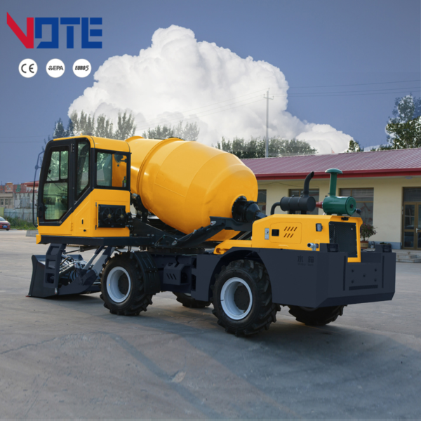 Hydraulic Mini 4m3 Self Propelled Concrete Mixer Loader for Sale