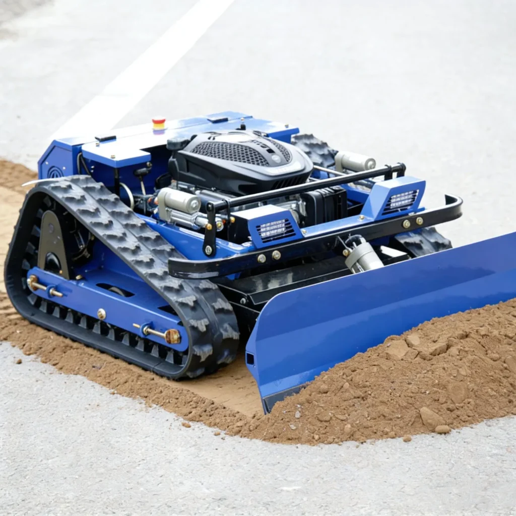 Lawn Mower Remote Control Lawn Mower High-Power Hybrid Long-Range Farmland, Orchards, Lawn Mowing
