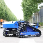 Lawn Mower Robot Mower High-Power Hybrid with Ultra-Long Endurance, Long-Distance Remote-Controlled Lawn Mowing Robot, Suitable for Sloped Garden Lawns