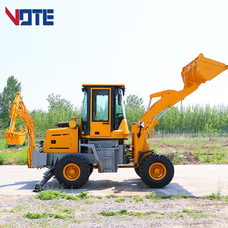 Loader Backhoe China Manufacturer 4X4 Back Hoe Loader Wheel Mini Compact Tractor Excavator Backhoe Loader