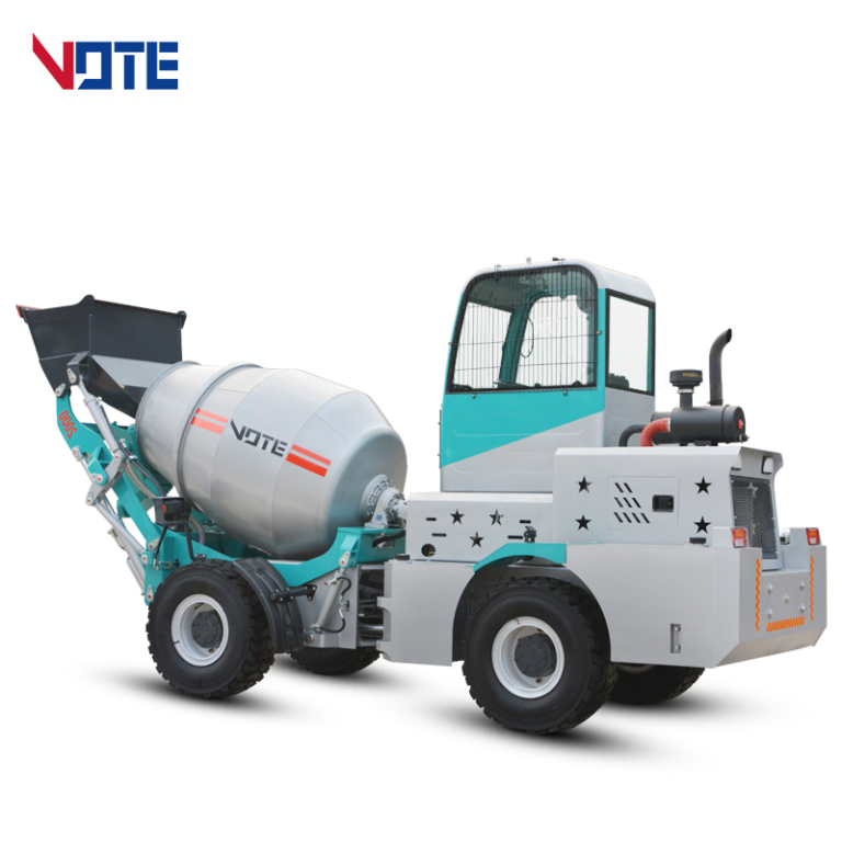 M3 Self Loading Mobile Concrete Mixer with 270 Degree Rotating Chassis