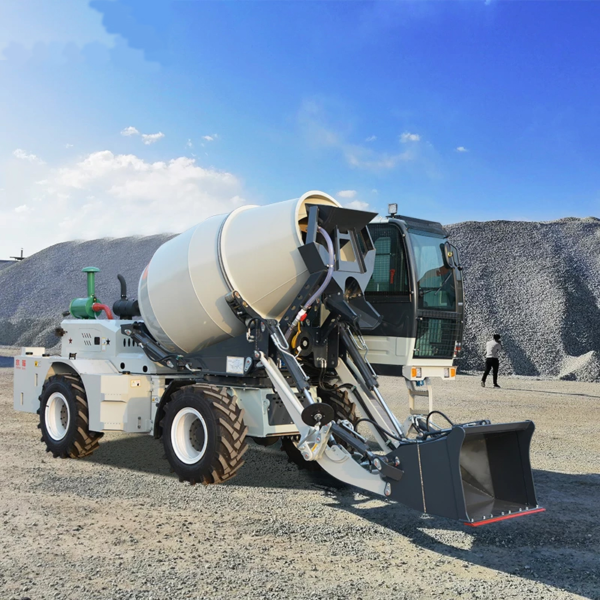 M3 Self Loading Mobile Concrete Mixer with 270 Degree Rotating Chassis