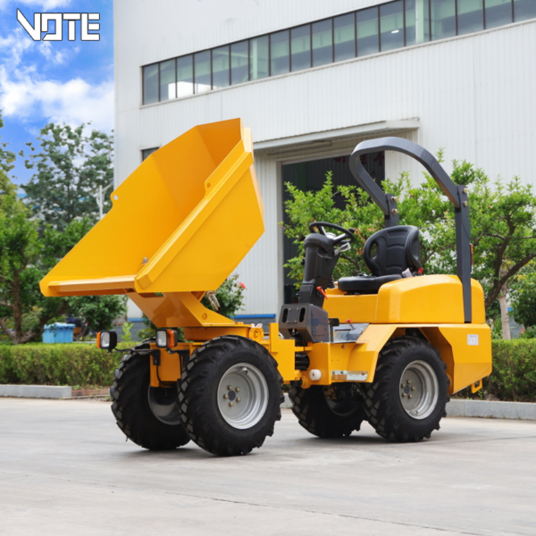 Manufacturer Wheeled Type Dump Truck with 4WD Truck Dumper