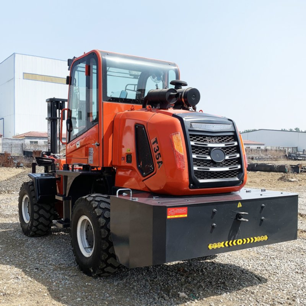 Manufacturers Supply 3 Tons 5 Ton Four-Wheel Pallet Truck From Stock Cross-Country Forklift