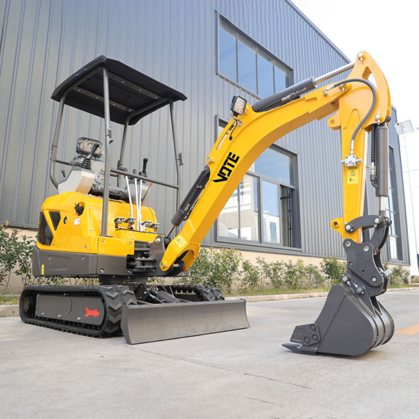Maquinaria Mini Excavator with Included Attachments Steel Track Flail Mower for Mini Excavator 1.8 Ton