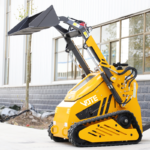 Mini Compact Crawler Skid Steer Loader with Track Multifunctional Cheap Price Sale Skid Steer Loader Mini Front Loader