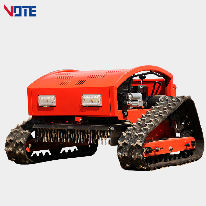 Mini Crawler Type Remote Control Robot Gasoline Engine Lawn Mower