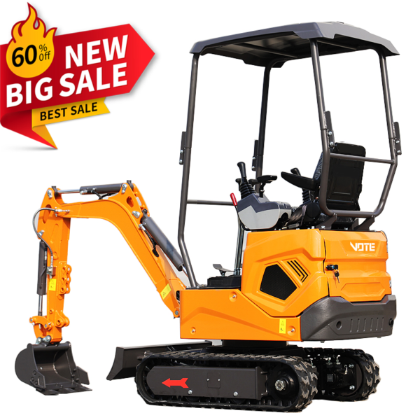 Mini Digger 1200 Kg Hydraulic Crawler Excavator for Household Digging