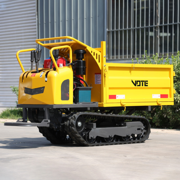 Mini Dump Truck for Sale Mini Dump Truck with Track Sino Dump Truck with Crane Rubber Tracks 1 Ton Crawler Transporter