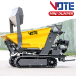 Mini Dumper CE/EPA/Euro 5 Crawler Dumper 800kg Hydraulic Construction Narrow Space Transporter Dumper