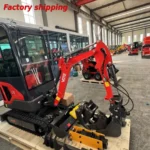 Mini Excavator 1 Ton 1.2 Ton 1.6 Ton 2 Ton with CE Euro 5 Tracked Hydraulic Excavator