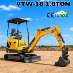 Mini Excavator 1 Ton 2 Ton Japanese Diesel Engine Euro 5 Standard Excavator for Garden Farm Factory Wholesale Price