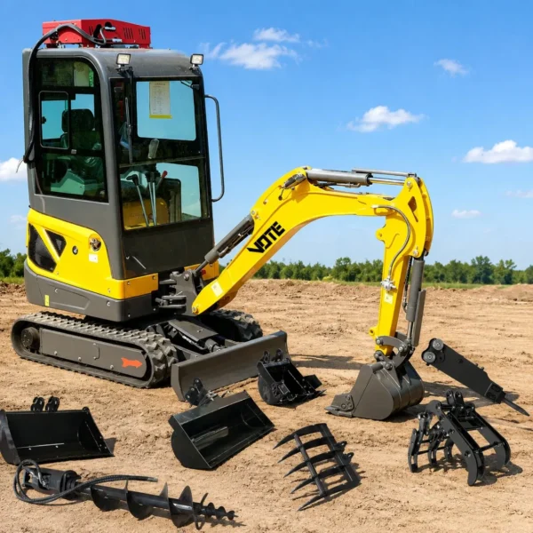 Mini Excavator 1 Ton 2 Ton Japanese Diesel Engine Euro 5 Standard Excavator for Garden Farm Factory Wholesale Price