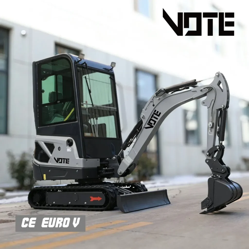 Mini Excavator 1ton 2ton Euro5 Diesel Hydraulic Excavator Fast Delivery