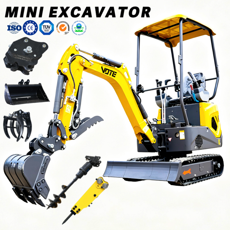 Mini Excavator 1ton 2ton Hydraulic Crawler Excavator for Farm&Garden CE Certification