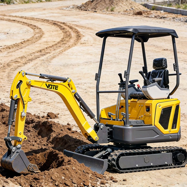 Mini Excavator Hydraulic Breaker Hammer Mini Excavator Small Hydraulic Digger with Engine 1.6ton