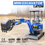 Mini Excavator Mini Digger 1 Ton Excavator Fast Delivery Digger CE/Euro 5 Engine Excavator