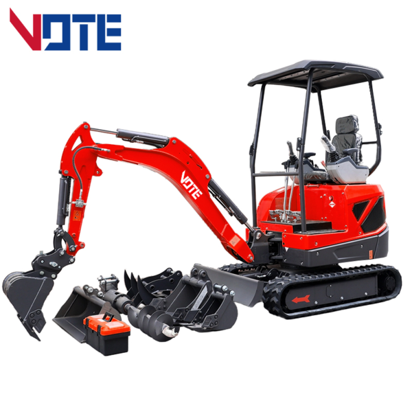 Mini Excavator Mini Digger Small Digger 1ton Mini Excavator CE/EPA/Euro 5 Customized