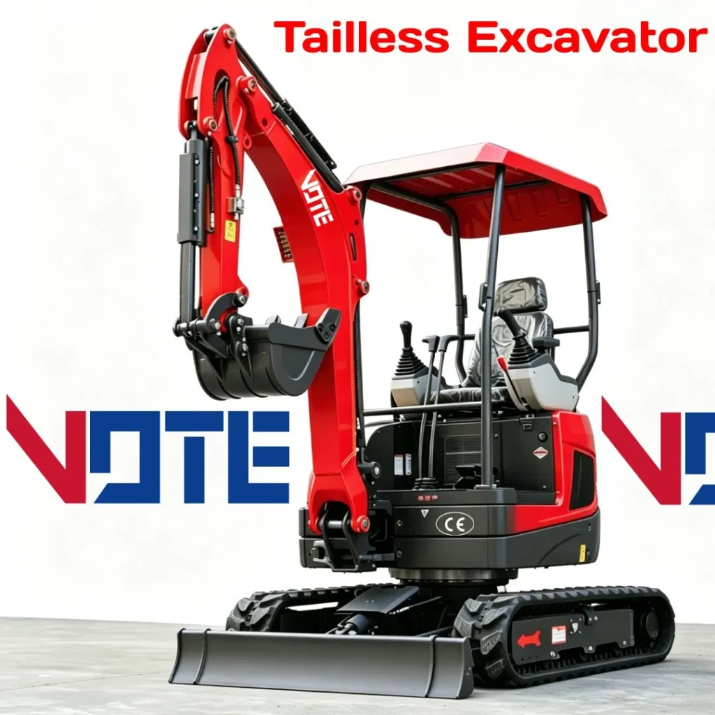 Mini Excavator Tailless 2 Ton Hydraulic Digger CE/Euro 5 Factory Wholesale Price Quick Delivery Customizable