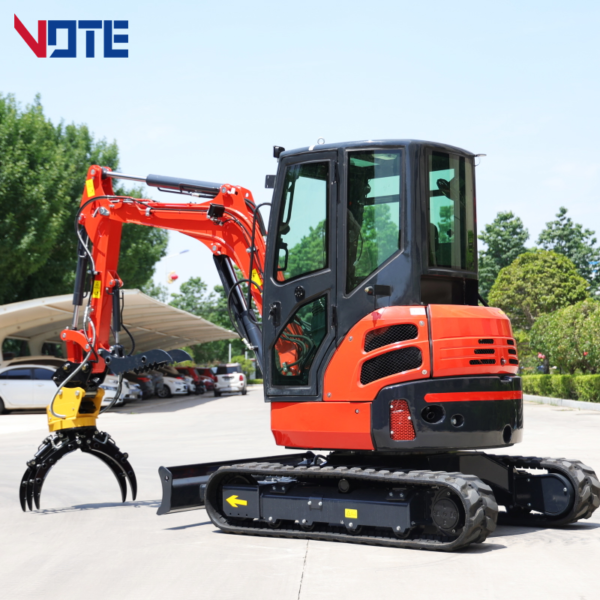 Mini Excavators 3.5ton with Thumb Bucket Euro5 CE Small Micro Digger 1 1.2 1.5 1.7 2 2.5 3 3.5 4 Ton Chinese Mini Excavator