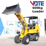 Mini Loader 400 Kg 600 Kg Small Wheel Loader Euro 5 /CE Diesel Engine Made in China