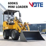 Mini Loader 400 Kg 600 Kg Small Wheel Loader Euro 5 /CE Diesel Engine Made in China