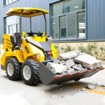 Mini Loader 4X4 Wheel Loader Yard Loader Skid Steer Loader CE/EPA/Euro 5 4X4 Diesel Front Loader