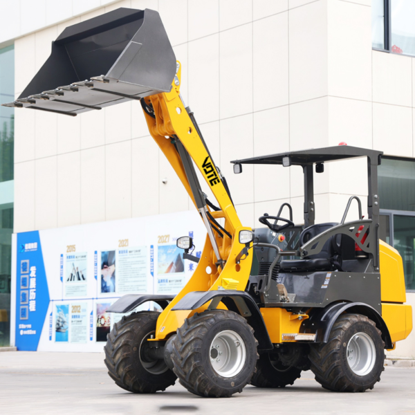 Mini Loader Front End 4X4 Tractor High-Efficiency Backhoe Wheel Farm Compact Heavy-Duty Loading Equipment Economical All-Terrain