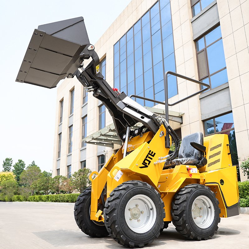 Mini Loader Mini Skid Steer Loader Yard Loader Wheel Loader CE/EPA/Euro5 Multi-Attachment 4X4 Wheel Loader Compatible Customized