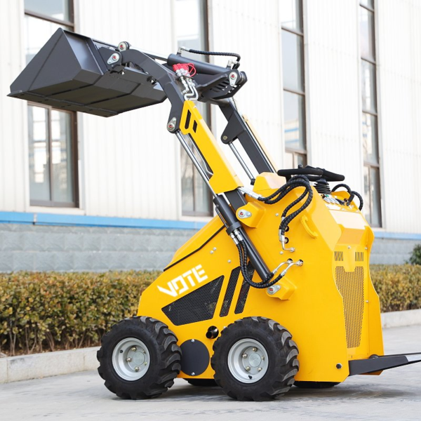 Mini Skid Steer Diesel Engine Crawler Skid Steer Loader Compact Hydraulic Loader with Attachments Front End Loader for Sale