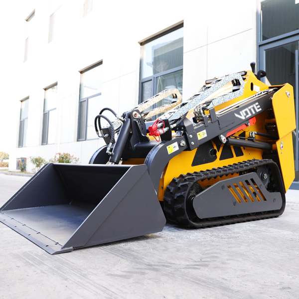 Mini Skid Steer Loader CE Approved Joystick Pump Optional Multifunctional Attachment Wheel Loader Free Shipping