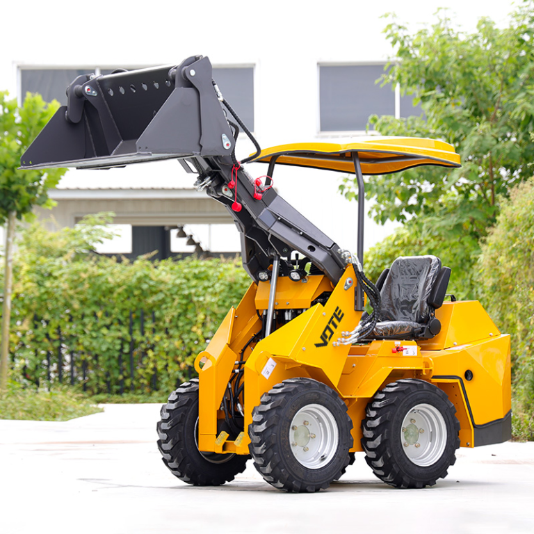 Mini Skid Steer Loader Diesel Engine Portable Skid Steer Backhoe Loaders Home High Quality Small Wheel Loader Factory Customized