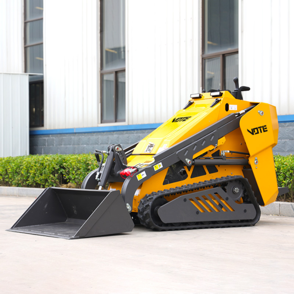 Mini Skid Steer Loader Diesel Engine Portable Skid Steer Backhoe Loaders Home High Quality Small Wheel Loader Factory Customized