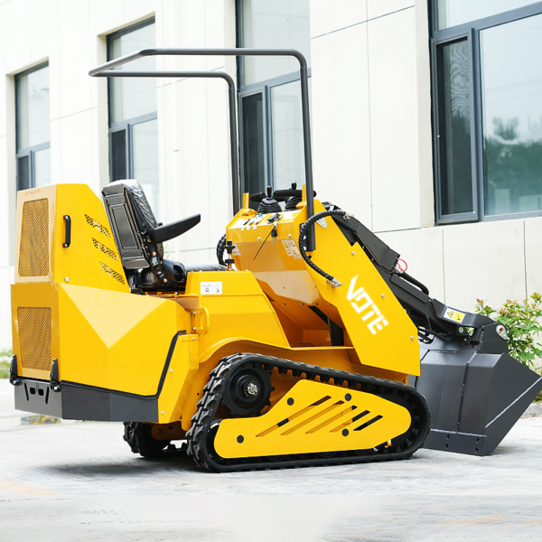 Mini Skid Steer Loader EPA Engine Wheel Track Bucket One-Year After-Sale Service Can Add a Multi-Functional Skid Steer Loader