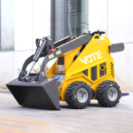 Mini Skid Steer Loader with Forest Mulcher 500kg Track Crawler Skid Steer Loader for Sale Fast Delivery