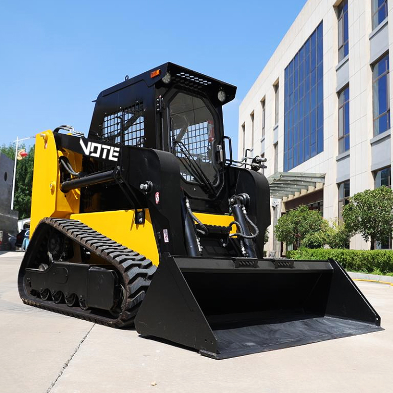 Mini Skid Steer Loader with Mulcher Attachment Tracked Ride on Mini Skid Steer Loader Fast Delivery From China Factory
