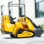 Mini Skid Steer Track Loader for Sale Diesel Mini Tracked Mini Skid Steer Loader with 4 in 1 Bucket