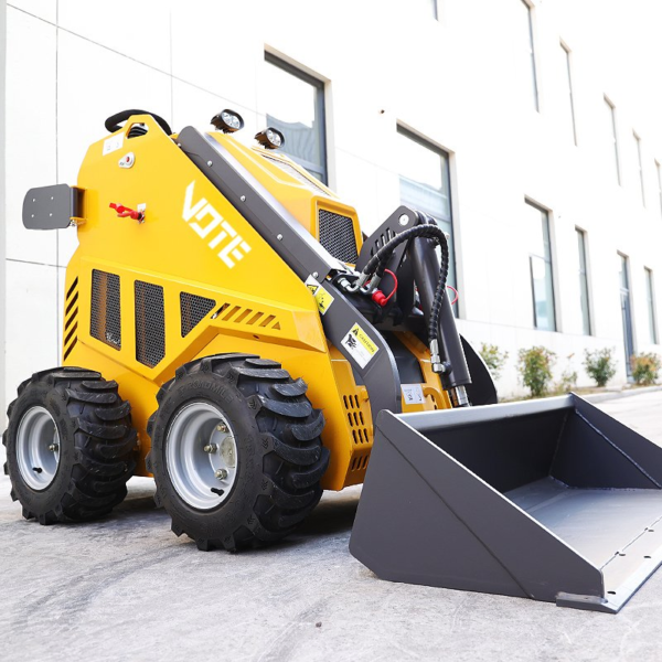 Mini Skid Steer Wheel Loader Small Compact Front Shovel Agriculture Construction Diesel