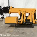 Mini Spider Crane Crawler 3ton 5ton 8ton Foldable Outriggers Compact Design Narrow Access CE/EPA Certified