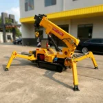 Mini Spider Crane Crawler 3ton 5ton 8ton Foldable Outriggers Compact Design Narrow Access CE/EPA Certified